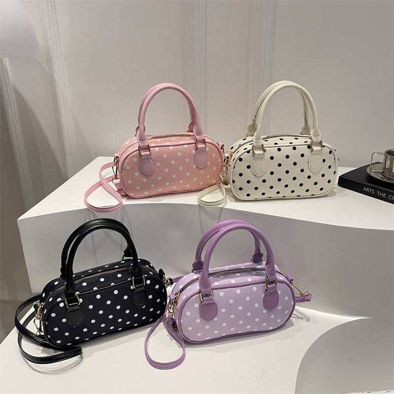 Polka Dot Mini Handheld Satchel
