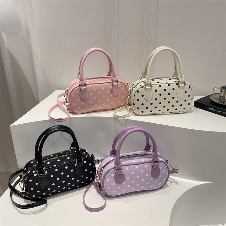 Polka Dot Mini Handheld Satchel