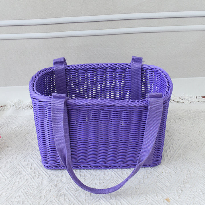Stylish Woven Market Tote Kalsten