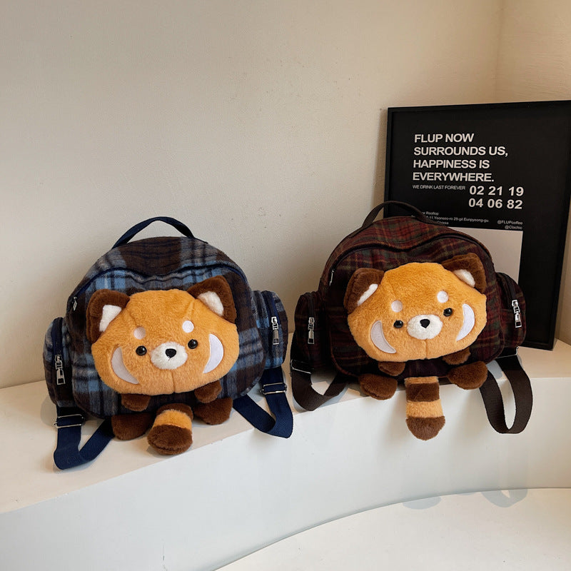 Plush backpack with animal design Kalsten