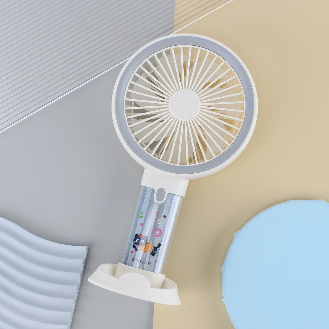 Women's Portable Handheld Fan with Spray Function and Ergonomic Design Kalsten