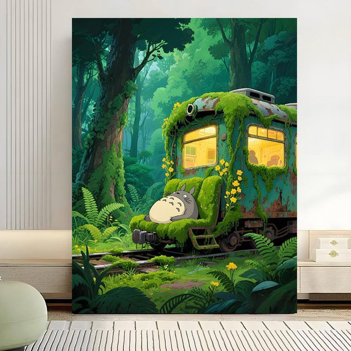 Enchanted Forest Scene Canvas Art Print Kalsten