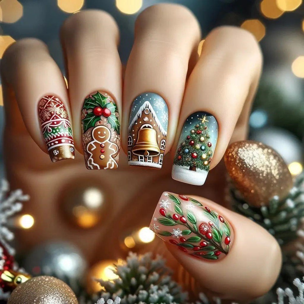 Christmas Art Nails Set Kalsten