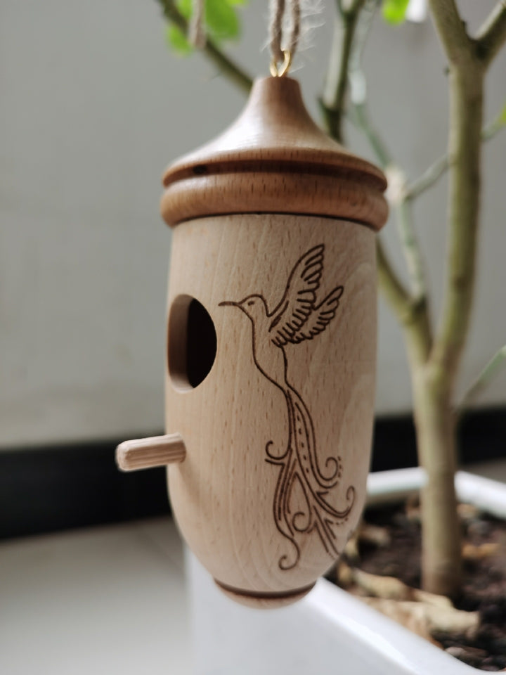 Decorative Wooden Bird Feeder