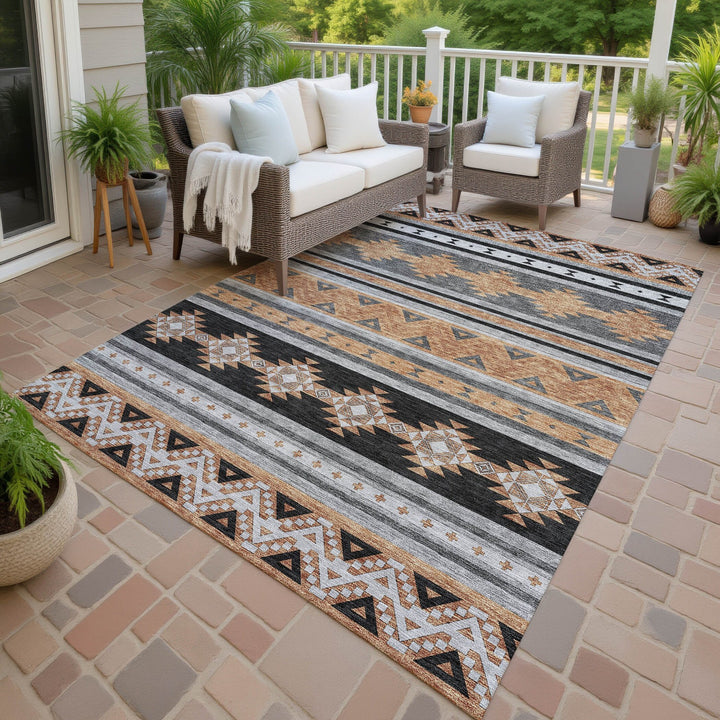 Geometric Pattern Outdoor Area Rug