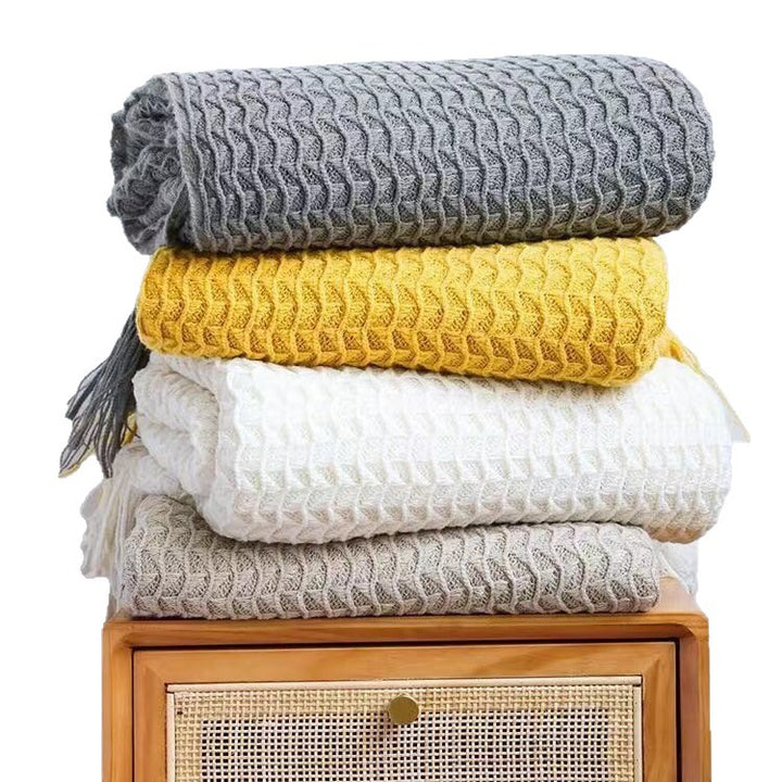 Cozy Knit Blanket Kalsten
