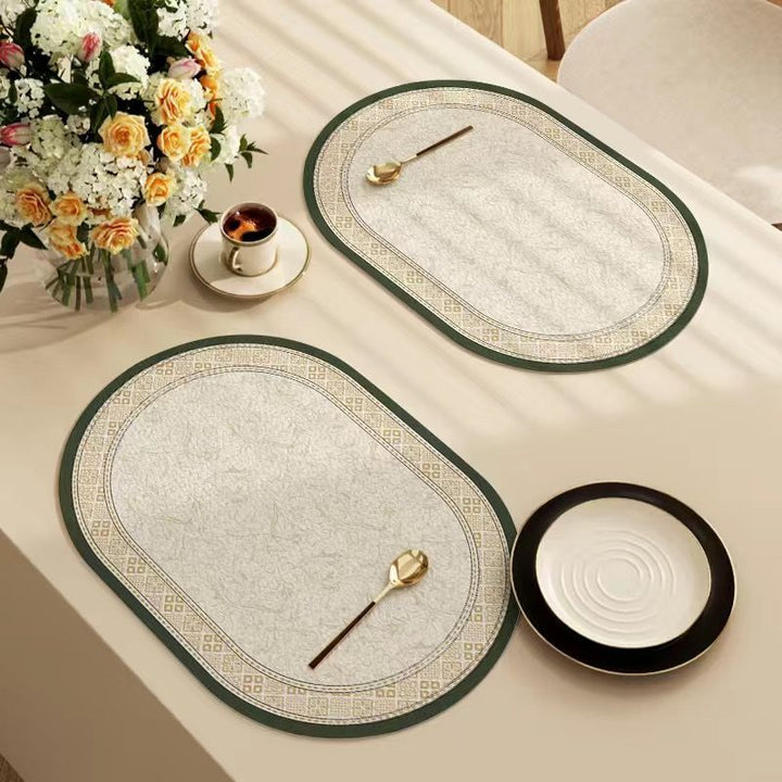 Floral-Themed Decorative Placemats Kalsten