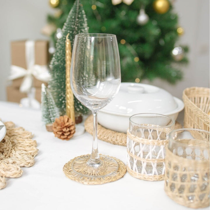 Handcrafted Natural Fiber Coasters Kalsten