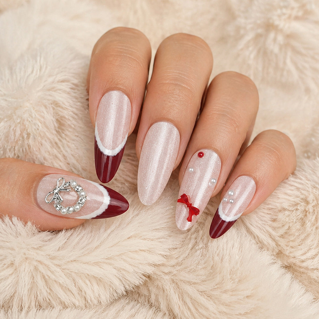 Decorative Holiday-Themed Press-On Nails Kalsten