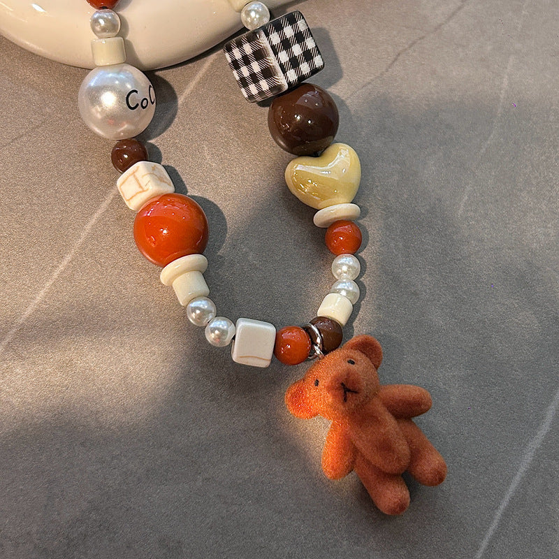Decorative Beaded Charm Necklace Kalsten 1790134836