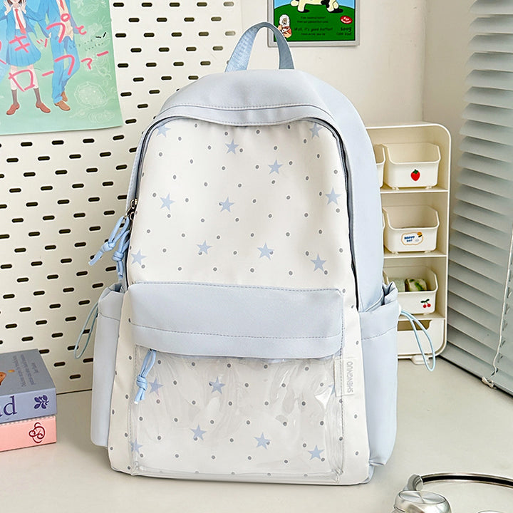 Star Print School Backpack Kalsten