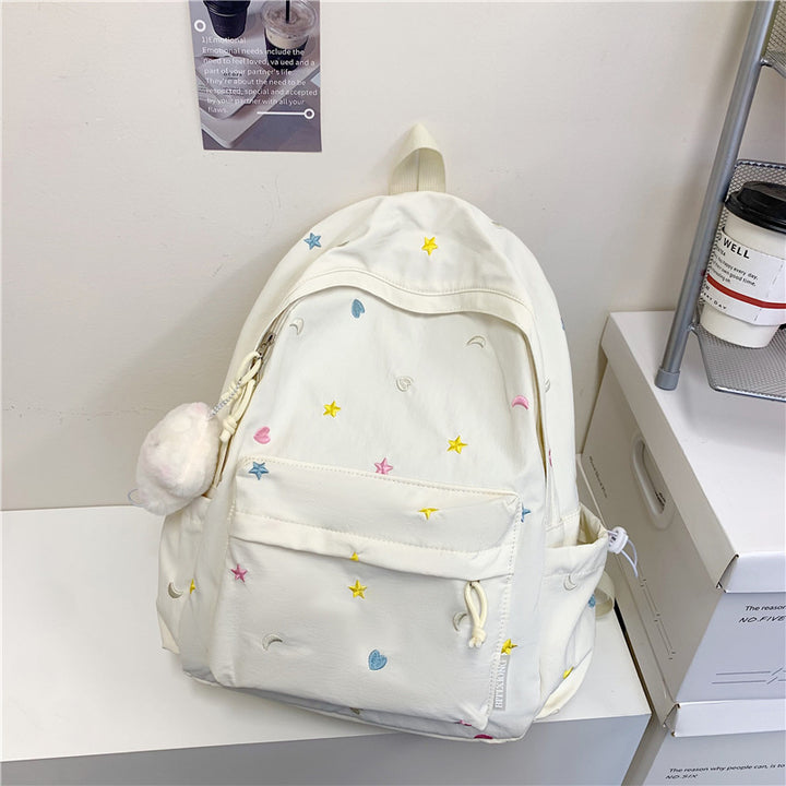 Stylish Fun-Embellished Casual Backpack Kalsten