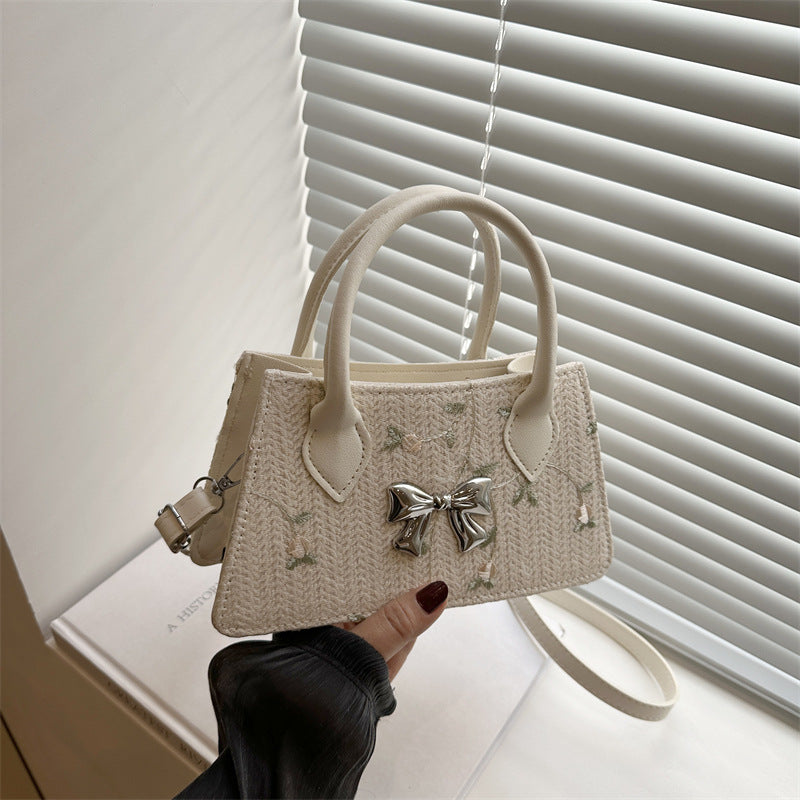 Elegant Embroidered Mini Handbag