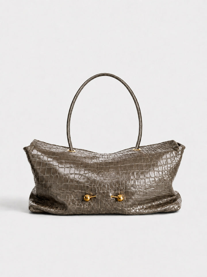 Crocodile Texture Handbag