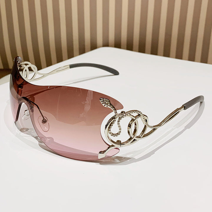 Women’s futuristic sunglasses with playful design Kalsten