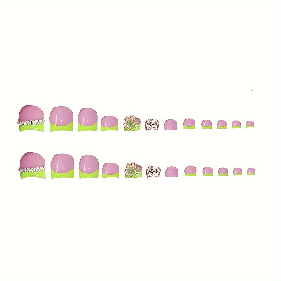 Glamorous Floral Nail Art Kalsten