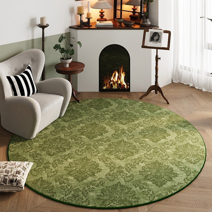 Round Vintage Area Rug