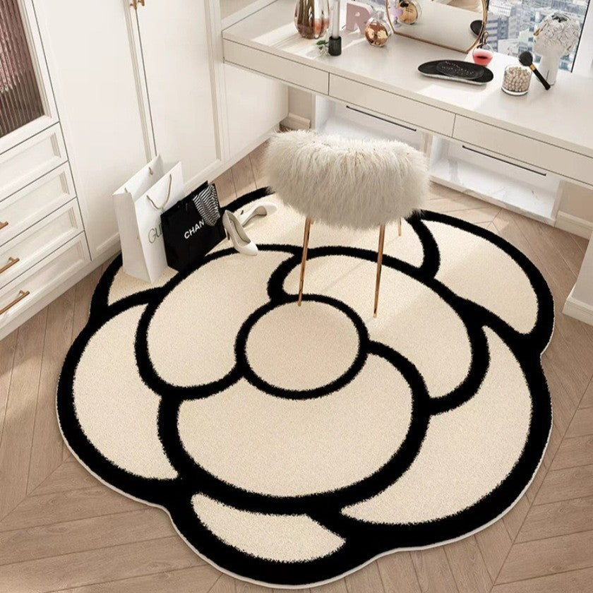 Floral Shaped Area Rug Kalsten