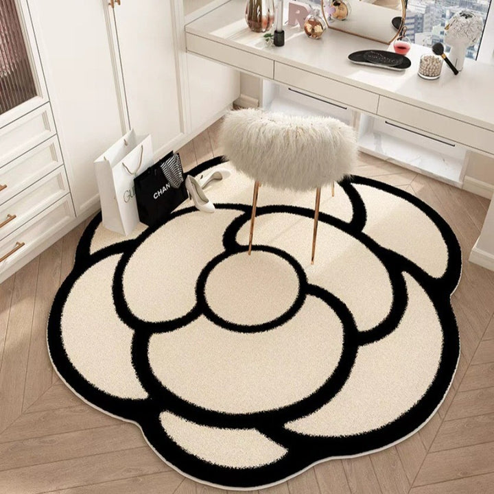 Floral Shaped Area Rug Kalsten
