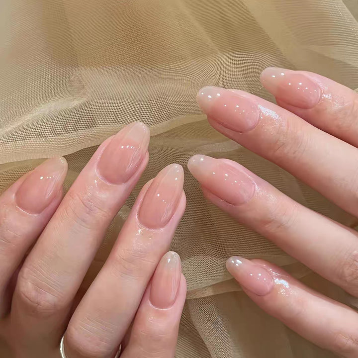 Artistic Press-On Nail Set with Star Design Kalsten