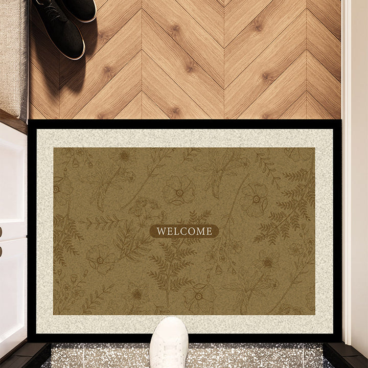 Elegant Textured Welcome Mat