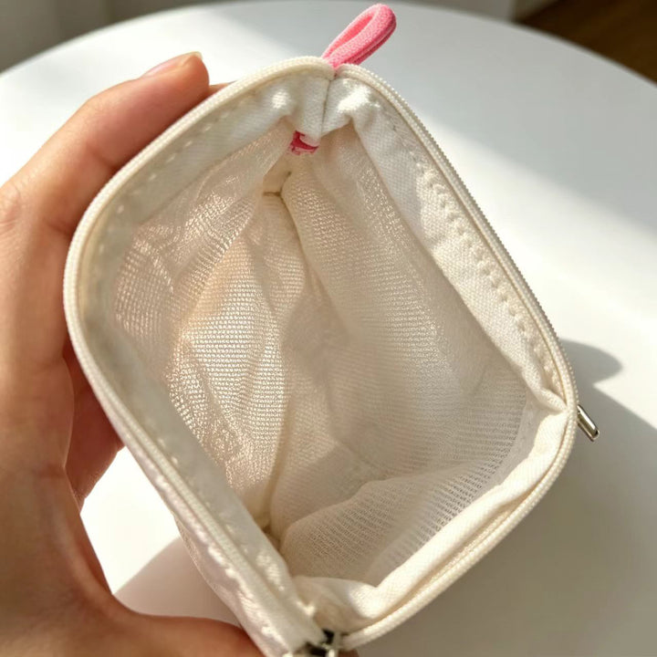 Embroidered Butterfly Cosmetic Pouch
