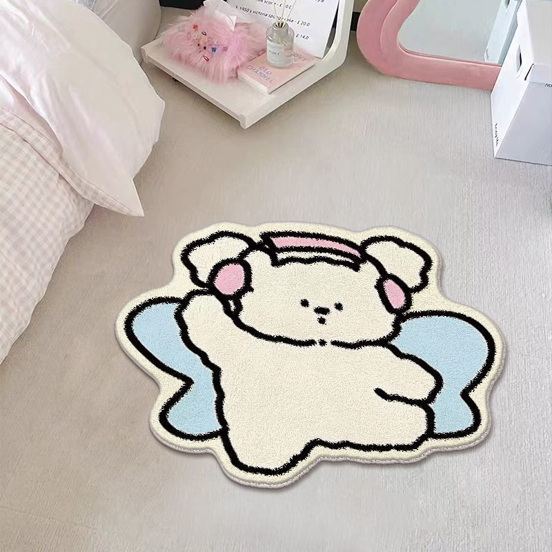 Adorable Cartoon Bear Area Rug Kalsten
