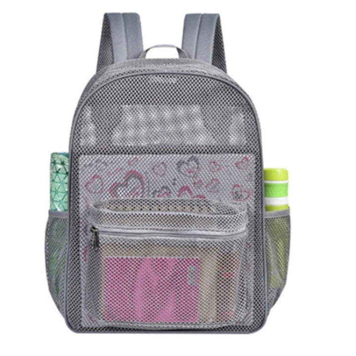 Breathable school backpack with multifunctional exterior pockets Kalsten
