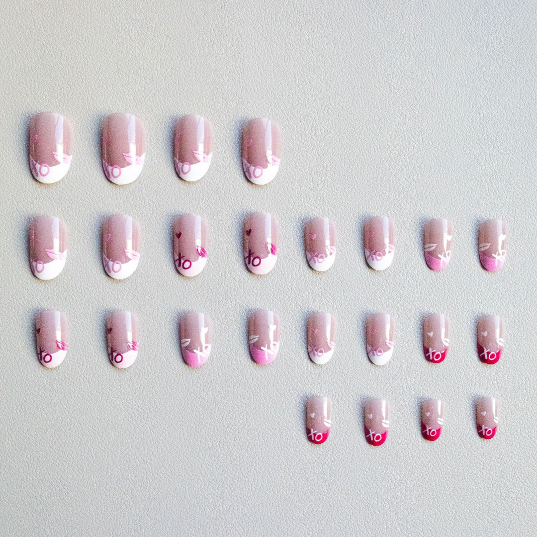 Heart-Themed Gel Nail Art Set