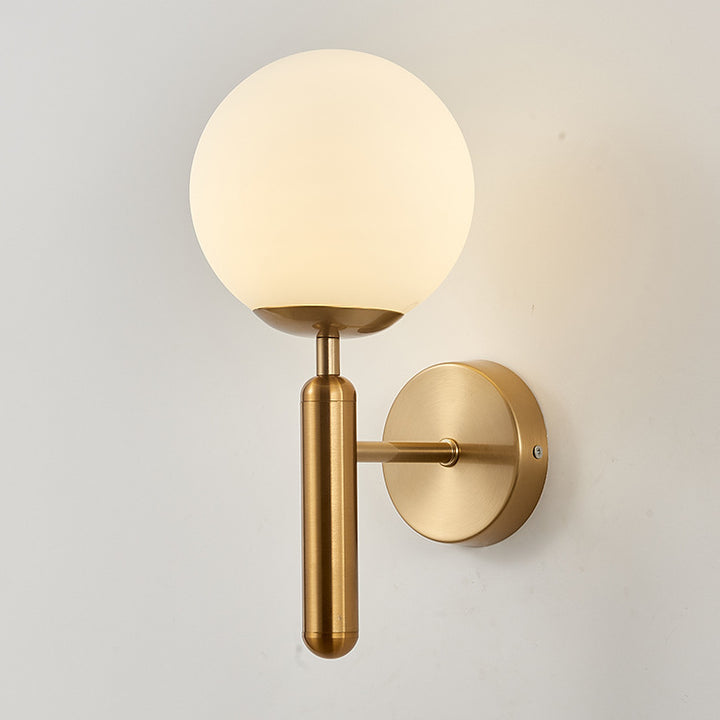 Artistic Clear Globe Wall Sconce