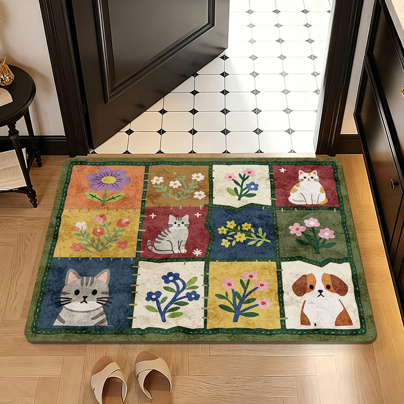Decorative Pet-Themed Area Mat