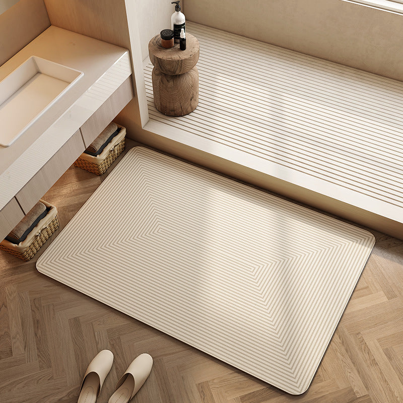 Geometric Patterned Bath Mat Kalsten