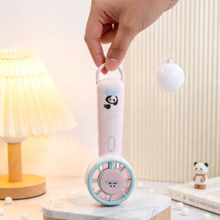 Portable hand fan with LED lighting and animal design Kalsten