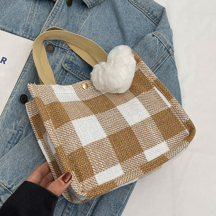 Plaid Tote