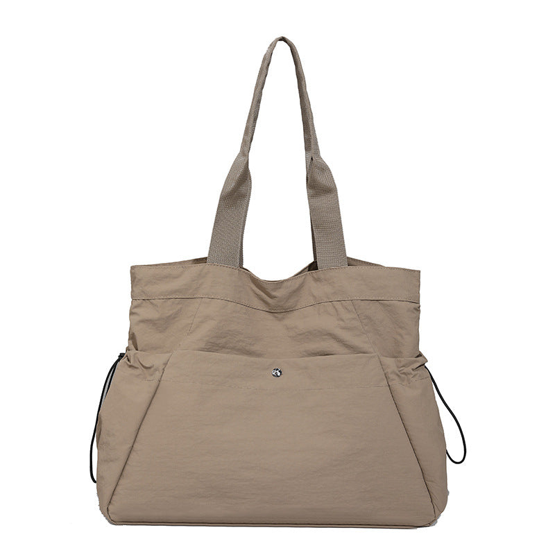 Spacious And Functional Tote Bag With Side Pockets Kalsten