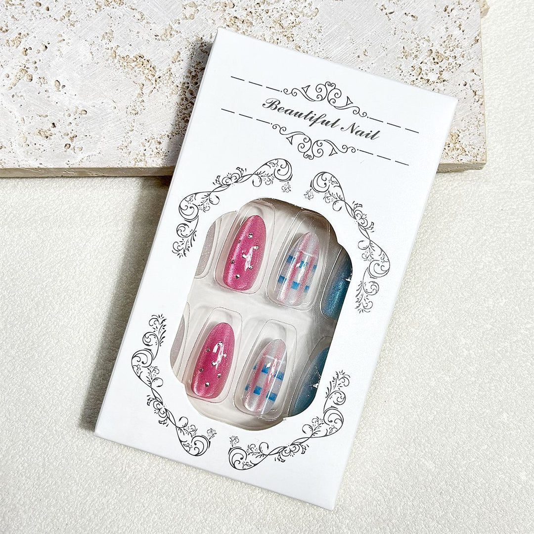 Starry Themed Press-On Nail Set Kalsten