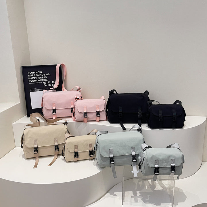 Modular shoulder bag with unique fastening system Kalsten