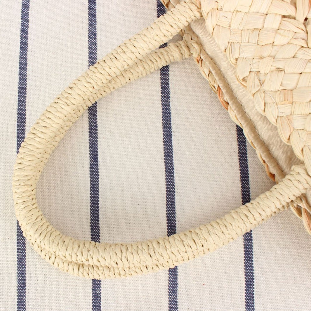 Handbag Made of Natural Woven Material Kalsten