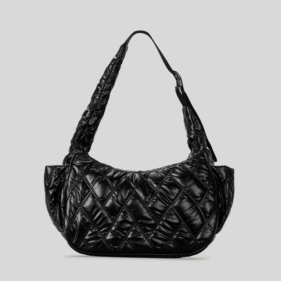 Quilted Metallic Handbag