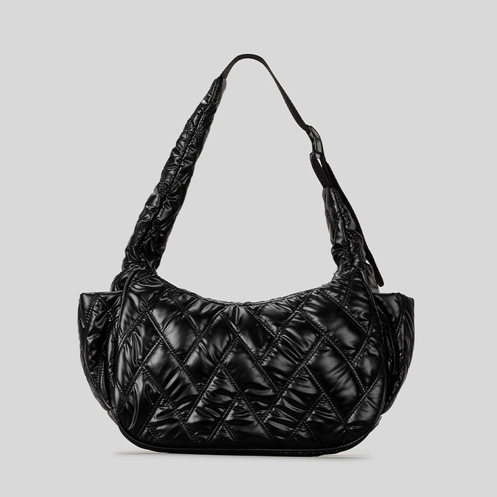Quilted Metallic Handbag