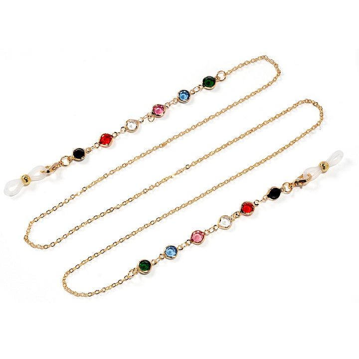 Stylish Decorative Gemstone Eyewear Chain Kalsten