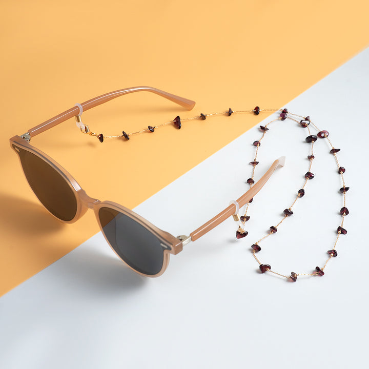 Delicate Gemstone Bead Eyewear Chain Kalsten