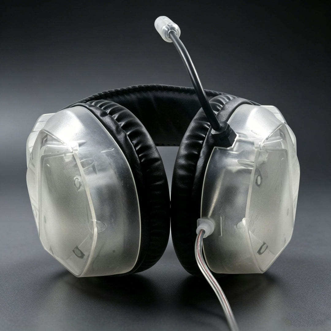 Clear Oversized Over-Ear Headphones Kalsten
