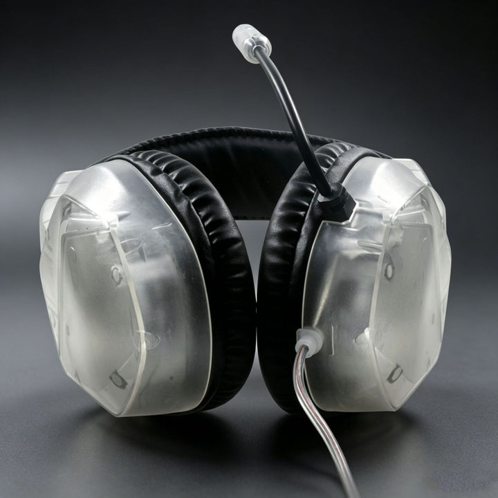 Clear Oversized Over-Ear Headphones Kalsten