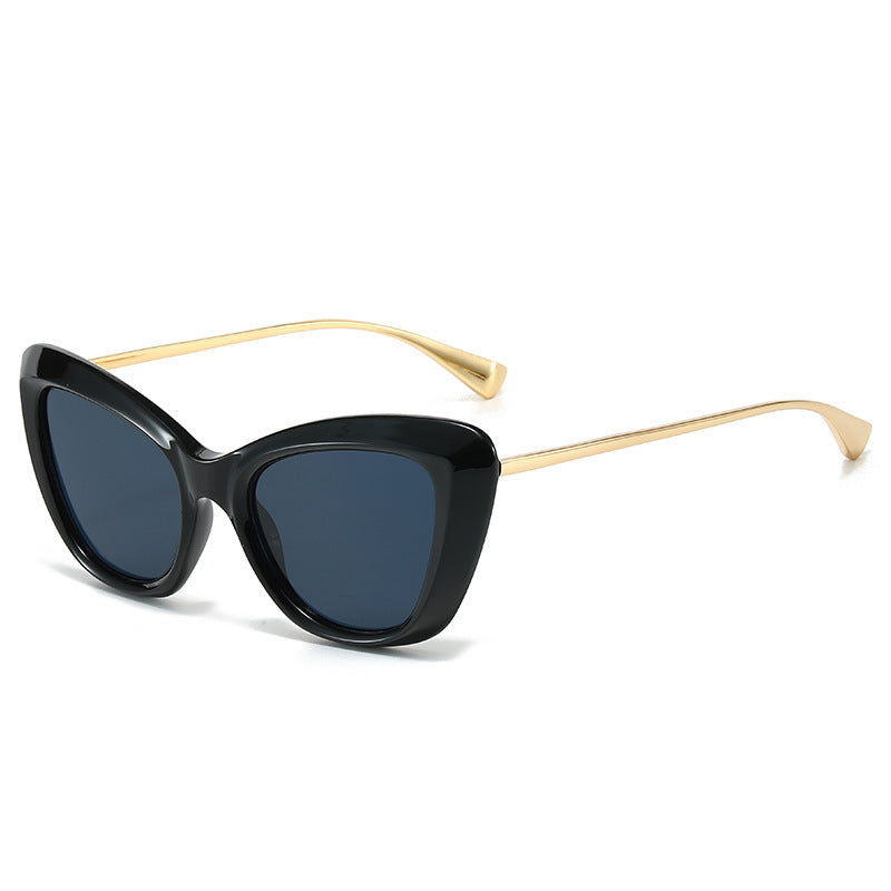 Ladies Cat-Eye Sunglasses with Elegant Metal Frame Kalsten