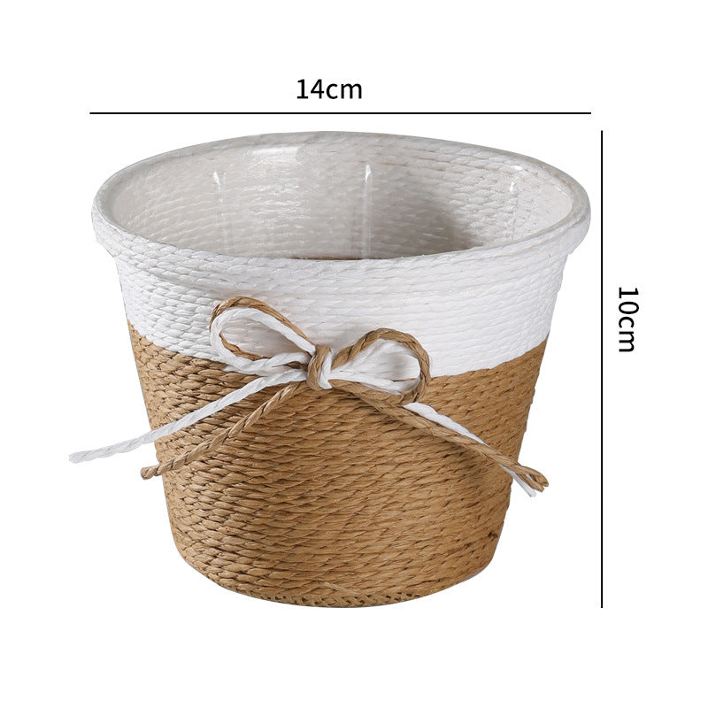 Natural Fiber Decorative Storage Container Kalsten