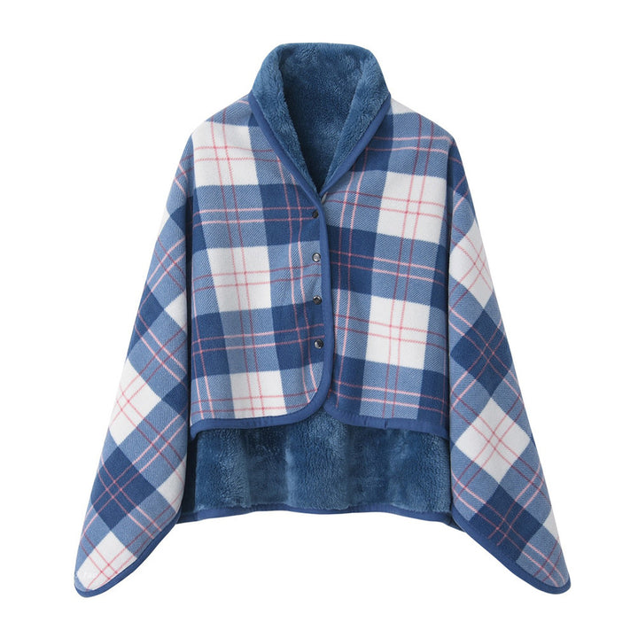 Ladies' wrap blanket made of cozy wool blend Kalsten
