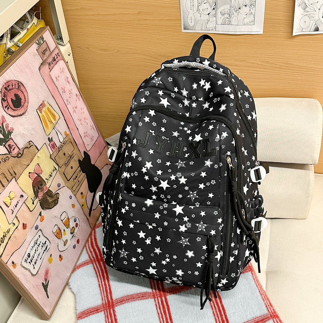 Stylish Star-Printed Backpack Kalsten 1791205378