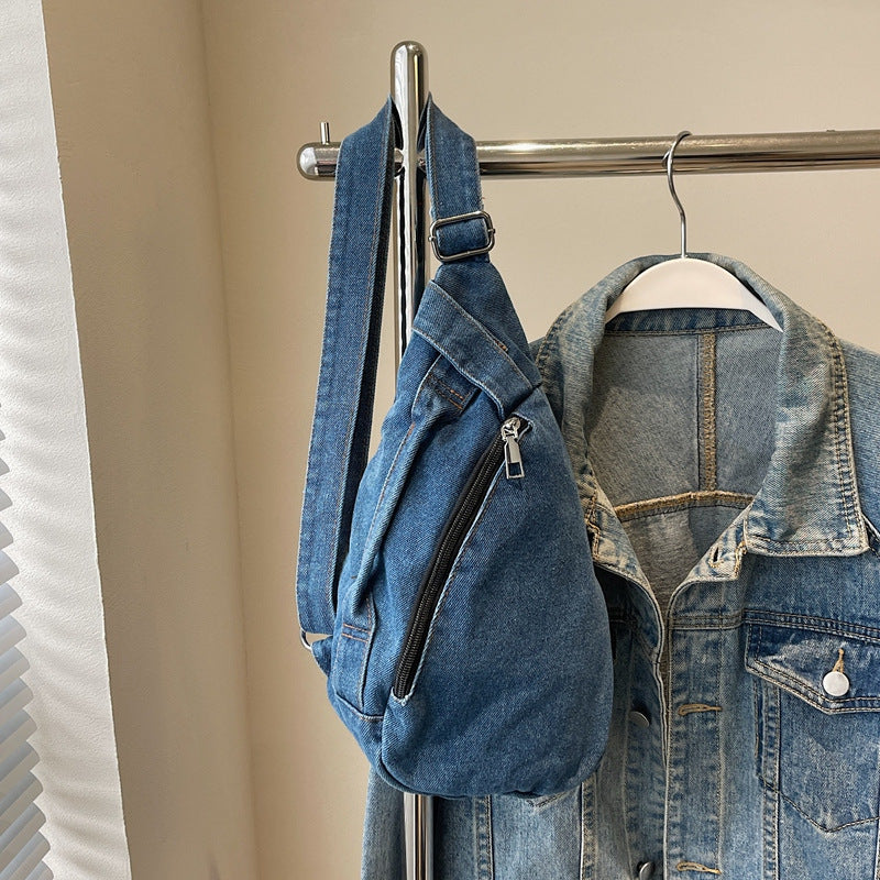 Casual Denim Sling Bag Kalsten