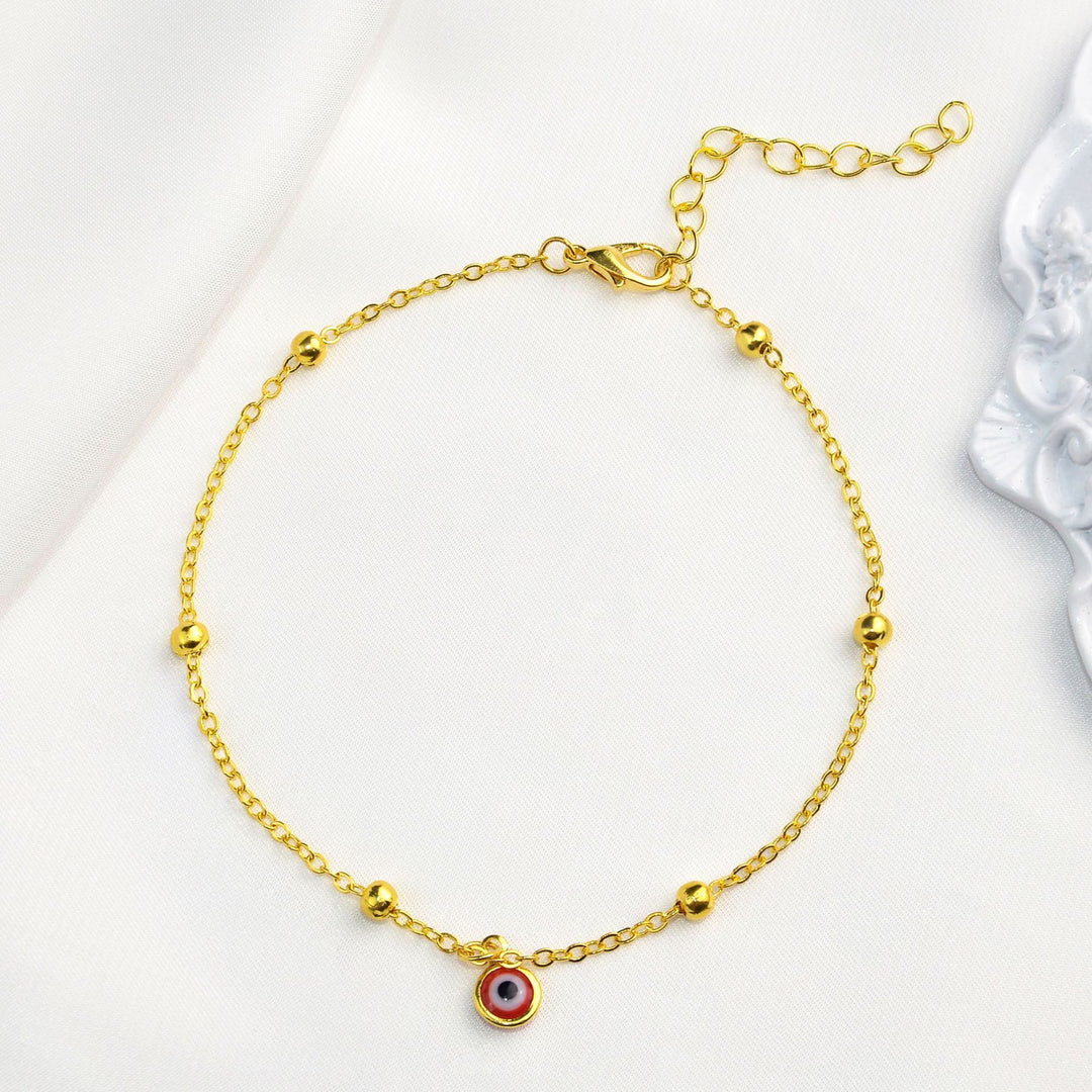 Delicate Evil Eye Anklet Kalsten